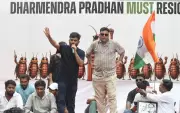 Cockroach Janta Party Overnight Protest at Jantar Mantar Demands Minister's Resignation