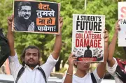 Cockroach Janta Party Protests in Nagpur Over Paper Leaks