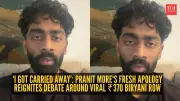Comedian Pranit More Apologizes Again for ₹370 Biryani Controversy