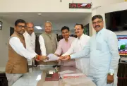 Congress MP Neeraj Dangi files nomination for Rajya Sabha re-election from Rajasthan