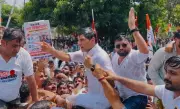 Congress protests NEET paper leak in Kurukshetra, faces water cannon