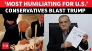 Conservatives Slam Trump's Iran MoU as 'Most Humiliating American Surrender'