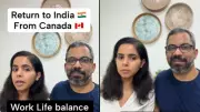 Couple's Viral Video Reveals Overwhelming Shift from Canadian to Indian Work Culture
