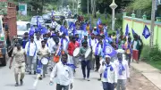 Dalits March to DCF Office in Chikkaballapur Against Eviction Attempt