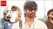 Dhanush Spotted at Mumbai Airport in Casual Style, Smiles for Fans