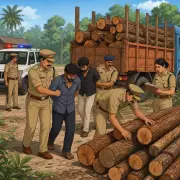 Dharwad Police Raids 47 Rowdy-Sheeter Homes, Seize Illegal Timber
