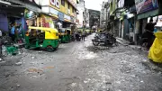 Dug-up Road in Bengaluru's Kalasipalyam Hits Auto Parts Traders Hard