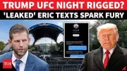 Eric Trump UFC Leak: Fight-Fixing Scandal Rocks White House Event