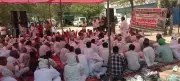 Farmers in Haryana's Sirsa Raise Ghaggar Drain Issues at Akrosh Panchayat
