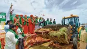 Farmers Launch Silt Festival at Tungabhadra Reservoir in Karnataka