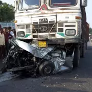 Father-Daughter Die in Head-On Collision with Truck in Pathanamthitta