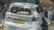 Four injured as BSF bus collides with two vehicles on Jammu-Srinagar highway