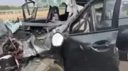 Four Killed as Car Crashes into Parked Truck on Ganga Expressway in Unnao