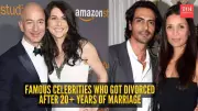 From Bezos to Rampal: 7 Celebrities Who Divorced After 20+ Years of Marriage