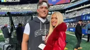 Giants QB Jaxson Dart Faces Trump Rally Questions, Cheers Girlfriend at Miami Swim Week