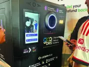 Goa's First Reverse Vending Machine Installed at INS Mandovi for Deposit Refund Scheme