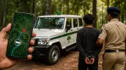 GPS Traces Stolen Forest Department Vehicle; Youth Arrested Within Hours