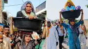 Haryana Singer Carries 90-Year-Old Mother-In-Law on Head During Brij Parikrama