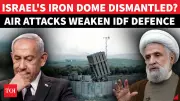Hezbollah Strikes Overwhelm Israeli Defences, Iron Dome Units Hit: Report