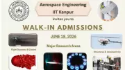 IIT Kanpur PhD Aerospace Walk-in Admissions 2026: Apply by June 16