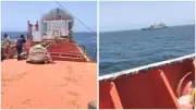 Indian crew safe after oil tanker fire near Oman, ship blacklisted by US