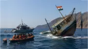 Indian-flagged dhow sinks off Oman Coast, all 14 crew members rescued safely
