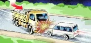Interstate Ganja Smuggling Ends in Crash, 26kg Seized in Vijayawada