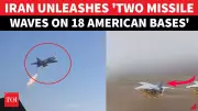 Iran Guards Claim 18 American Targets Bombed in Two Missile Waves Across Middle East