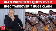 Iran President Pezeshkian Resigns, Claims IRGC Coup Stripped Civilian Power