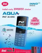 Itel Launches Aqua Feature Phone with IP67 Rating and AI Noise Cancellation at Rs 1,799