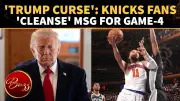 Knicks Fans Hold Sage Ritual to Remove 'Trump Curse' After NBA Finals Loss