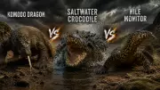 Komodo Dragon vs Saltwater Crocodile vs Nile Monitor: Apex Predator Comparison