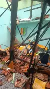 Kottayam house roof collapse injures woman and two children