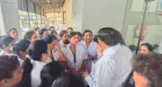 Kurukshetra Hospital Nurses Protest Against Women Panel Chief's Remarks