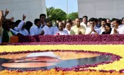 Leaders Pay Tribute to Karunanidhi on 103rd Birth Anniversary