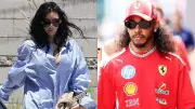 Lewis Hamilton rocks new curly hairstyle at Spanish Grand Prix paddock