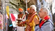 LG Sinha Performs Puja at Amarnath Cave, Pilgrimage to Begin in 2026