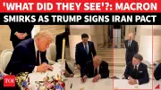 Macron, French Minister Caught Smirking as Trump Seals Iran Deal at G7 Summit