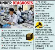 Maharashtra to Frame New Rules for Illegal Pathology Labs