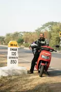 Mangaluru Rider Covers 9,000 Km on E-Scooter to Promote Climate Awareness
