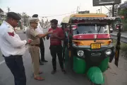 Mohali Traffic Police Cracks Down on Wrong-Side Driving, Overloaded Autos