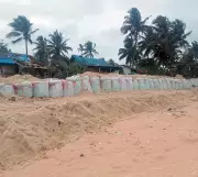 Monsoon Brings Sandbags Back to Meenakaliya Beach as Erosion Threat Looms