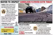 Mumbai Mayor Orders Probe into Goregaon Flyover Extension Complaints