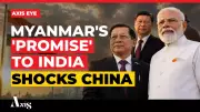 Myanmar's Pledge to India Challenges China's Eastern Frontier Influence
