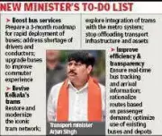 New Kolkata Transport Minister Arjun Singh Orders Bus and Tram Revival Plan