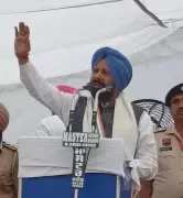 New Punjab BJP Chief Dhillon Takes Aim at CM Mann in Dhuri Rally