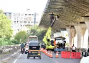 NHAI Begins Repair of Leaking Mumbai-Agra Highway Flyover Ahead of Monsoon