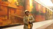 Noida Airport Unveils 100-Foot Painting and 8,500 Brass Bell Art by Paresh Maity