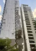 Noida House Help Injured by Falling Concrete, Residents Allege Builder Negligence