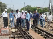 Northern Railway DRM inspects Lucknow-Alamnagar-Transport Nagar-Utretia rail section